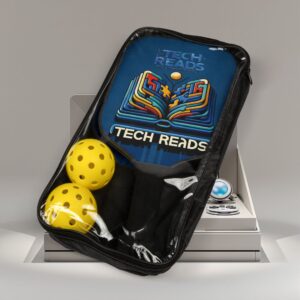 Tech Reads Pickleball Paddle Set - Fun & Engaging Sports Kit with Balls