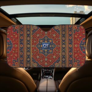 QT DRIVE INNOVATIONS - Stylish Car Sun Shades, UV Protection, Decorative Shade, Car Accessories, Summer Car Gift