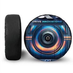 QT DRIVE INNOVATIONS - Spare Tire Cover with Camera Hole