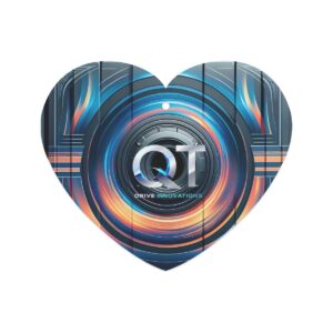 QT DRIVE INNOVATIONS - Heart Shape Car Air Freshener Cards 6 pcs