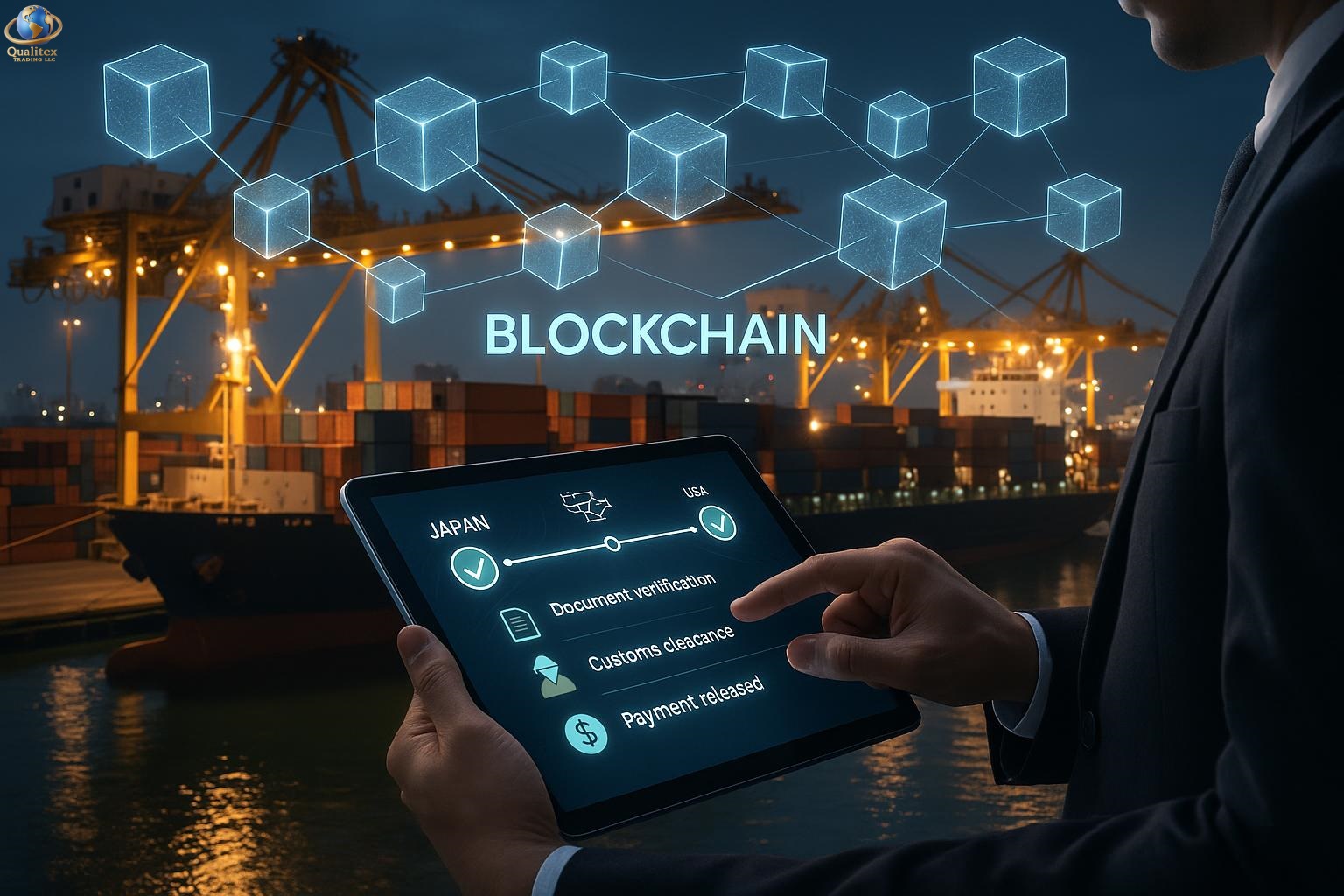 Qualitex Trading pioneers blockchain for a more secure and efficient global supply chain.