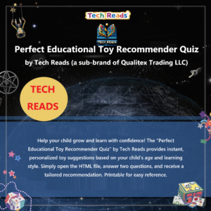 Perfect Educational Toy Recommender Quiz (Printable HTML)
