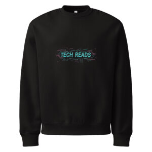 TECH READS - Oversized heavyweight sweatshirt
