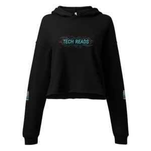 TECH READS - Crop Hoodie