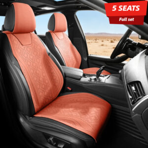 5-Seat Car Seat Covers - All-Season Soft Faux Fur-like Texture, Light -Friendly & Breathable, Fit for All Vehicles - Easy Installation, No-Fill Design, Vehicle Interior Upgrade, Stylish Car Accessory, Durable Car Cover, Vehicle Protection