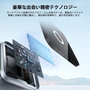 Ottocast OTTOCAST MINI スリム 新型フットパッド ミニ CarPlay&AndroidAuto ワイヤレスアダプター 2025年最新 Android Auto 車載ワイヤレス接続 純正有線 CarPlay/Android Auto 対応車両 ナビゲーション、音声操作、音楽、ハンズフリー通話対応